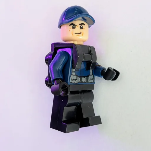 Guard in Dark Blue Cap (neck Bracket)
