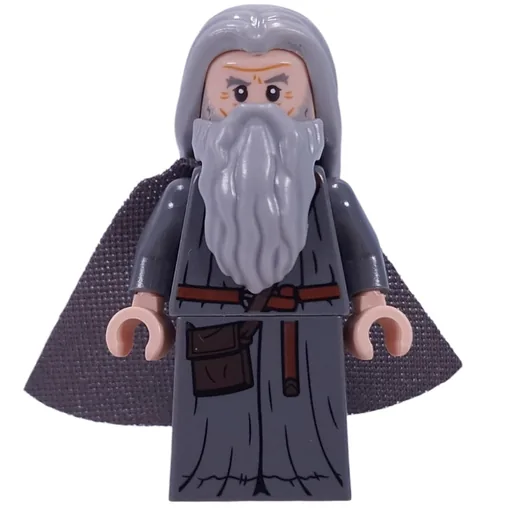Gandalf the Grey (Light Bluish Grey Hair, Cape)