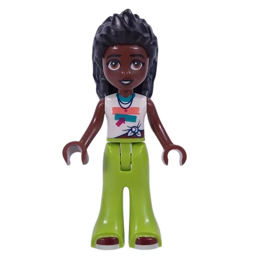 Elsa D (White Shirt, Lime Pants)