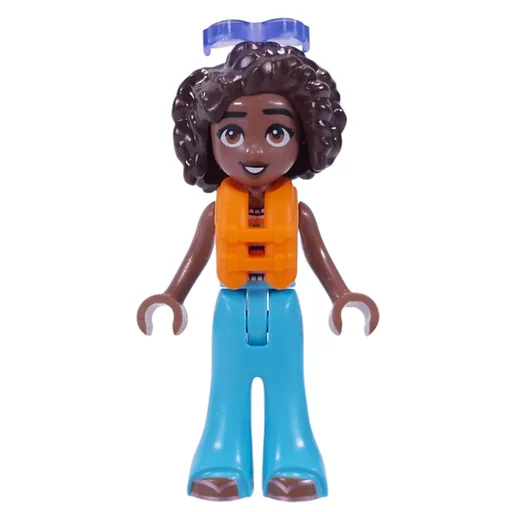 Aliya (White Shirt, Medium Azure Pants, Sunglasses, Lifevest)