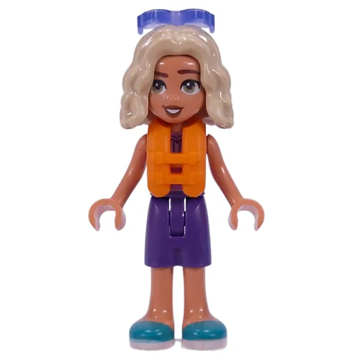 Nova (Lavender Top, Dark Purple Shorts, Life Vest, Sunglasses)