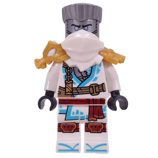 Zane (White Shoulder Armor and Mask, Hair)