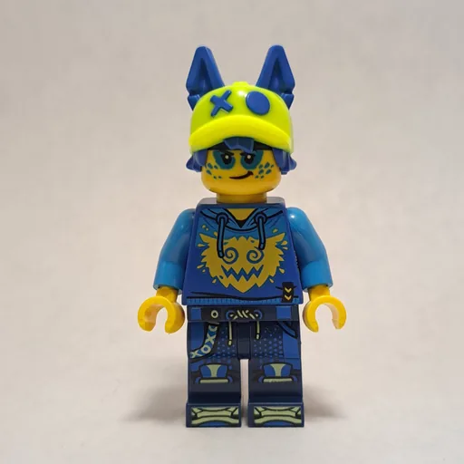 Logan (Vibrant Yellow Cap with Cat Ears)