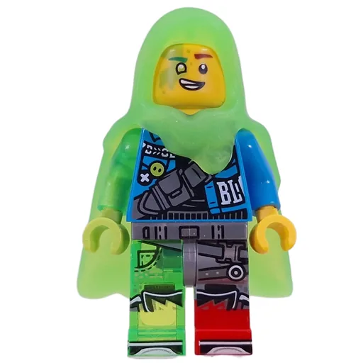 Mateo (Trans-Bright Green Cape)