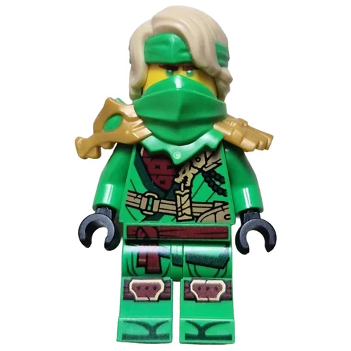 Lloyd (Bright Green Shoulder Armor and Mask, Hair)