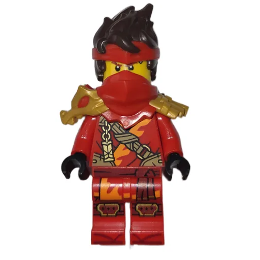 Kai (Red Shoulder Armor and Mask, Hair)
