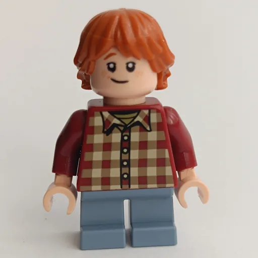 Ron Weasley (Dark Red Shirt, Sand Blue Short Legs)