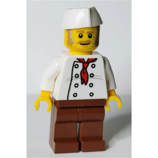 Chef (White Torso, Reddish Brown Legs)