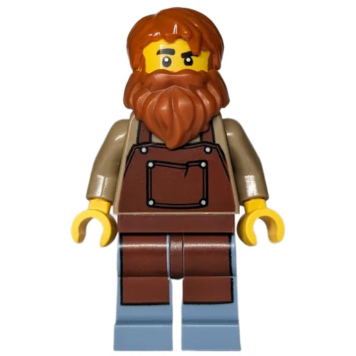 Train Driver (Reddish Brown Apron, Orange Hair, Beard)