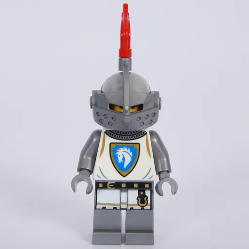 Knight (Female, White Tunic, Helmet with Red Plume)
