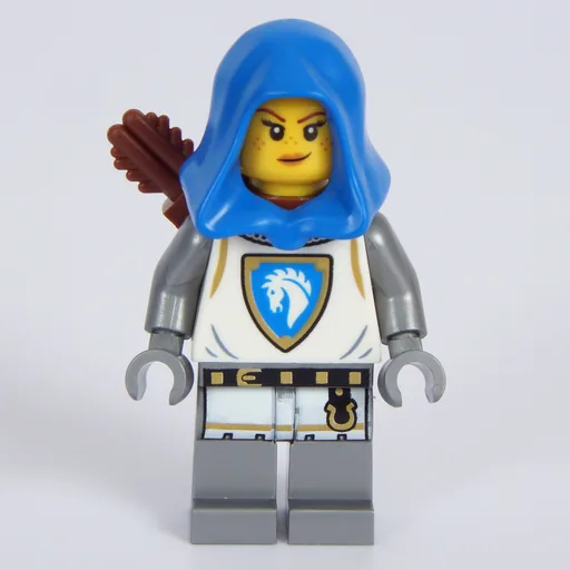 Archer (White Tunic, Blue Hood, Quiver)