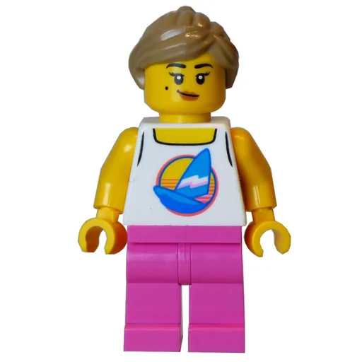 LEGO minifig White Torso (fig-016707)