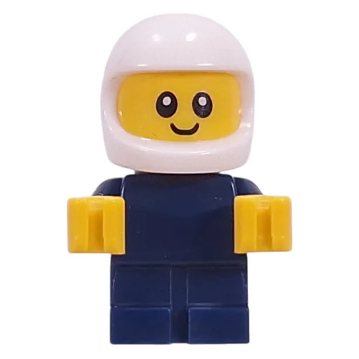 Baby (Racer, Dark Blue Body, White Helmet)
