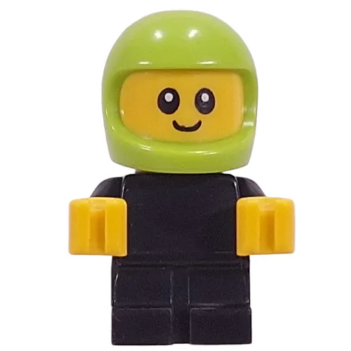 Baby (Racer, Black Body, Lime Helmet)
