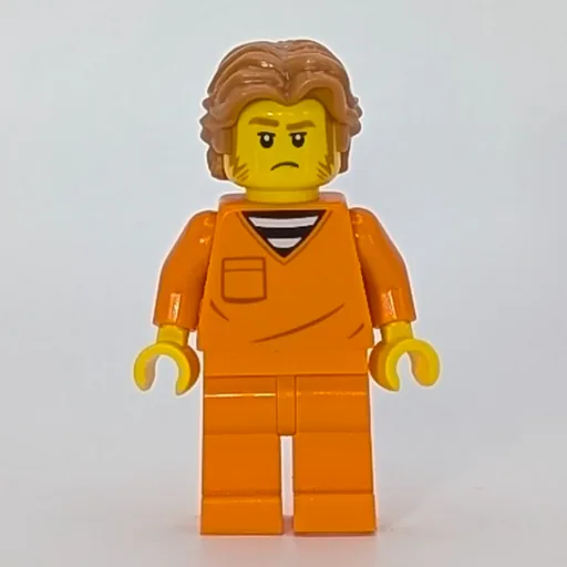Criminal (Orange Prison Jumpsiut, Medium Nougat Hair)
