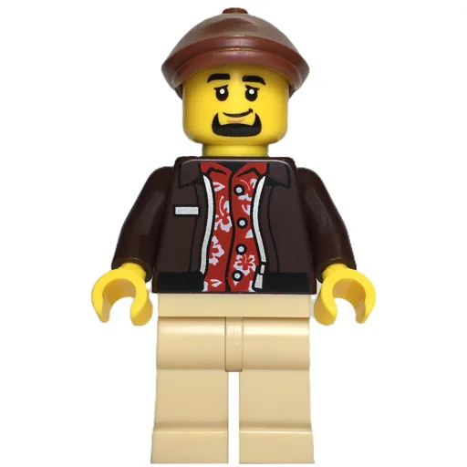 Taxi Driver (Dark Brown Jacket, Tan Legs, Reddish Brown Hat)