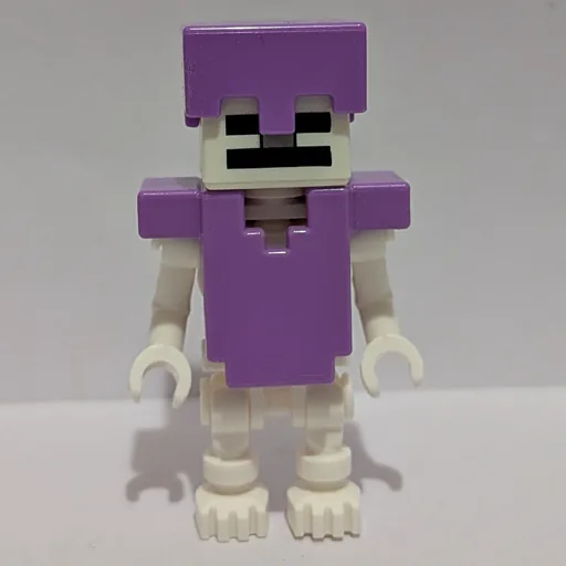 Skeleton (Square Skull, Medium Lavender Helmet and Armor (78132 Torso))
