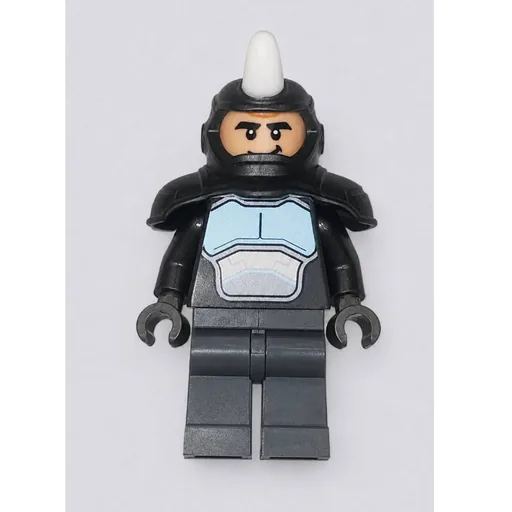 Rhino (White Horn, Metallic Blue Chest Plate)