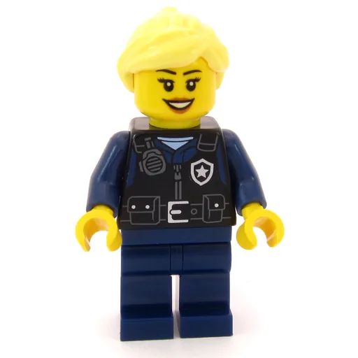 Airport Security (Black Torso, Dark Blue Legs, Bright Light Yellow Hair)