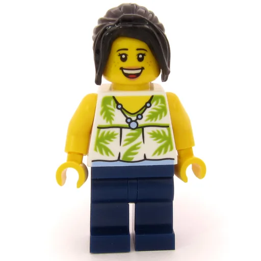 Passenger (White Torso, Dark Blue Legs, Black Hair)