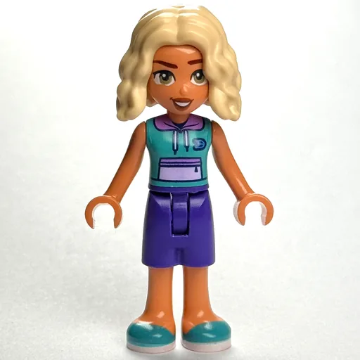Nova (Dark Turquoise Top, Dark Purple Pants)