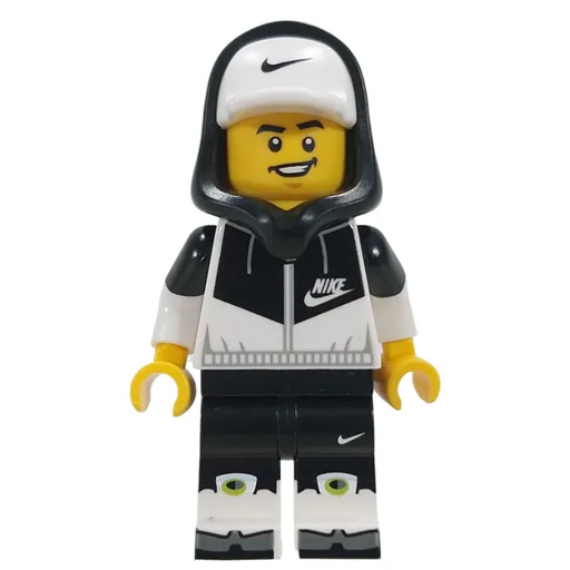 Black/White Nike Outfit (Hood with Cap)