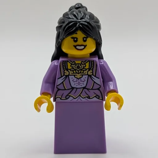Medium Lavender Dress (Black Hair)