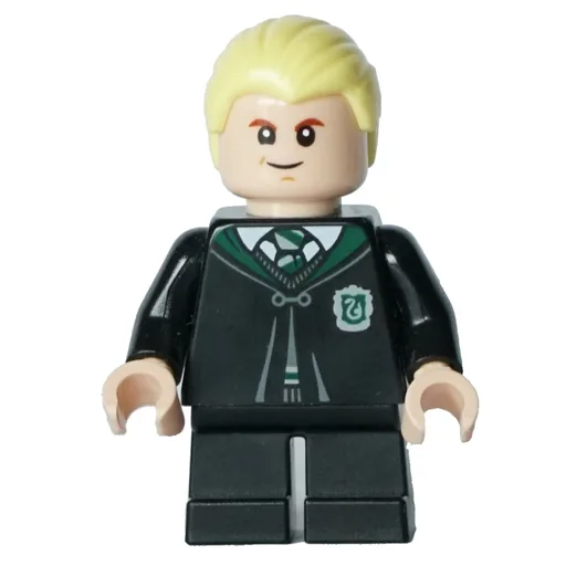 Draco Malfoy (Closed Long Slytherin Robe, Short Black Legs)