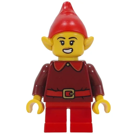 Elf (Dark Red Torso, Red Legs)