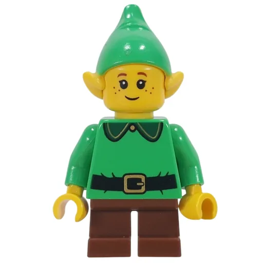 Elf (Bright Green Torso, Reddish Brown Legs)