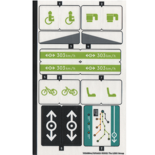 Sticker Sheet for Set 60337-1 (10068844)