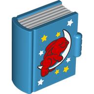 Duplo Book, Red Rabbit on Moon print (100954pr0004)