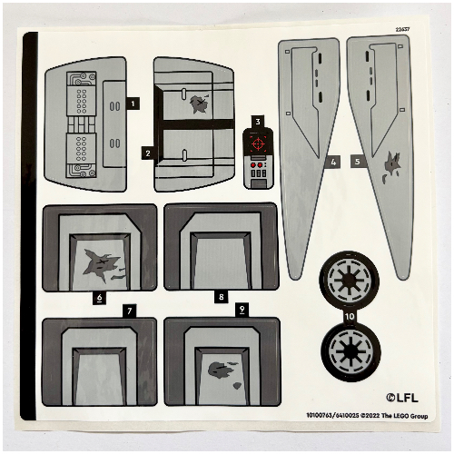 Sticker Sheet for Set 75337-1 (10100763)