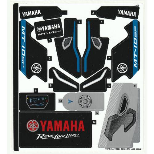 Sticker Sheet for Set 42159-1 (10101061)