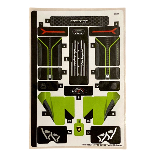 Sticker Sheet for Set 42161-1 (10101063)