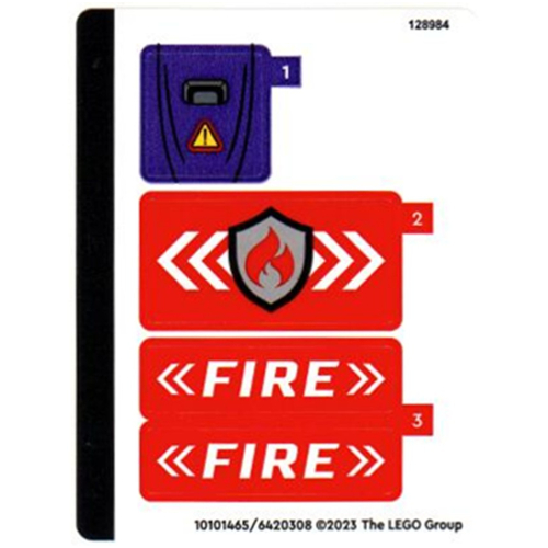 Sticker Sheet for Set 60373-1 (10101465)