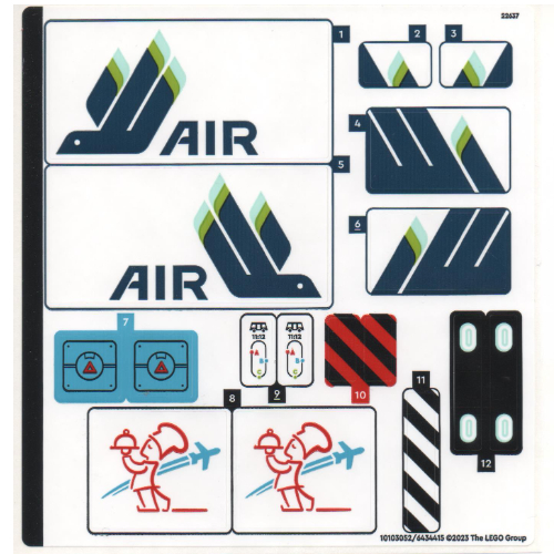 Sticker Sheet for Set 60367-1 (10103052)