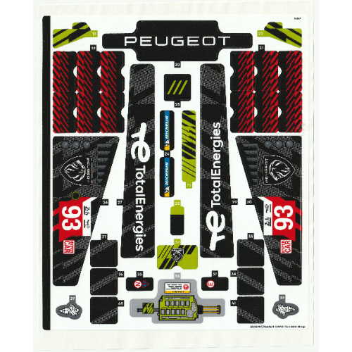 Sticker Sheet 2 for Set 42156-1 (10104257)