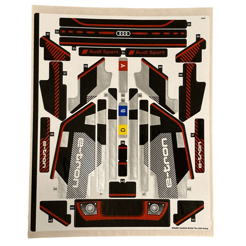 Sticker Sheet 2 for Set 42160-1 (10104827)