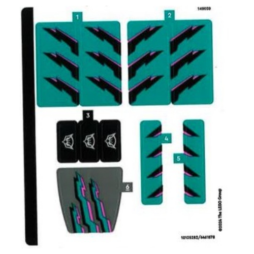 Sticker Sheet for Set 60406-1 (10105282)