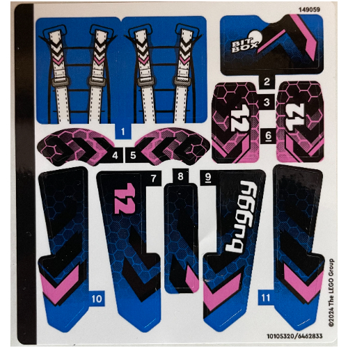 Sticker Sheet for Set 42164-1 (10105320)
