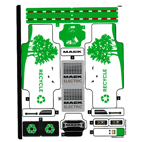 Sticker Sheet for Set 42167-1 (10105323)