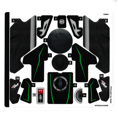 Sticker Sheet for Set 42170-1 (10105326)