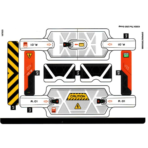 Sticker Sheet 2 for Set 42181-1 (10105337)