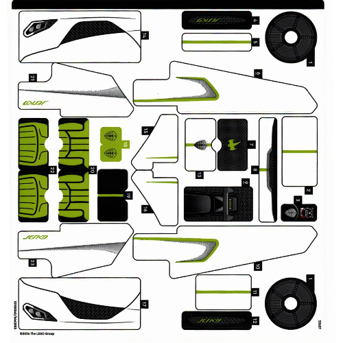 Sticker Sheet for Set 42184-1 (10105340)