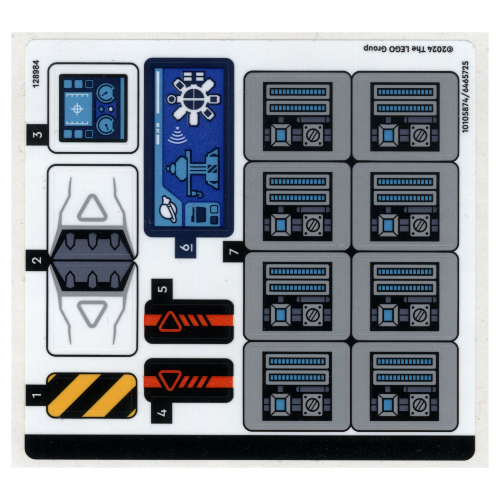 Sticker Sheet for Set 60433-1 (10105874)