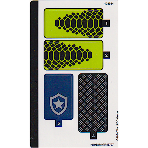 Sticker Sheet for Set 60415-1 (10105876)