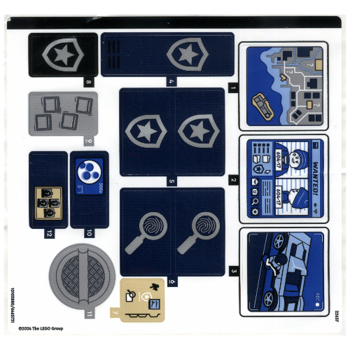 Sticker Sheet for Set 60418-1 (10105880)