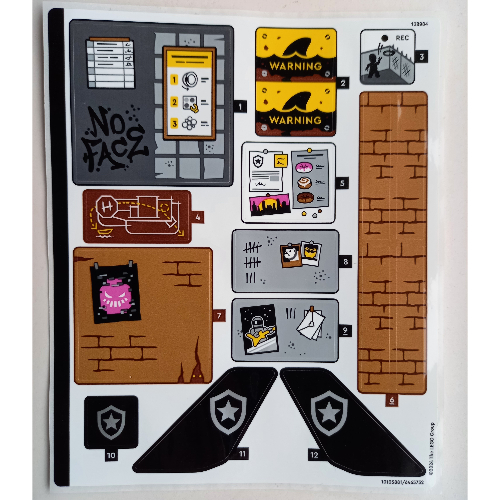 Sticker Sheet for Set 60419-1 (10105881)