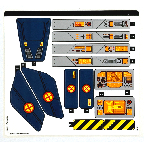 Sticker Sheet for Set 76281-1 (10106209)